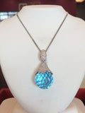 Breuning Necklace + Pendant ( Blue Topaz )