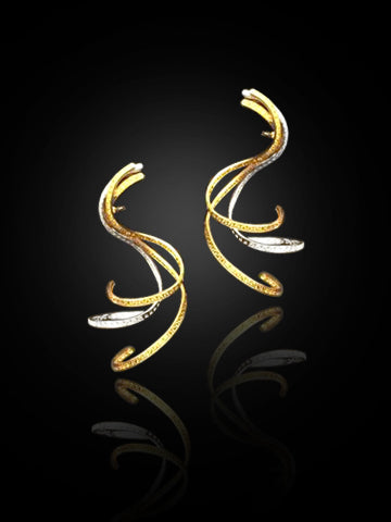 Scavia Earrings ( Swirls )