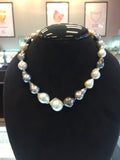 Mazza Necklace (Multicolored Pearls)