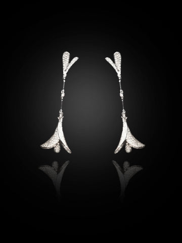 Scavia Earrings ( Diamond )