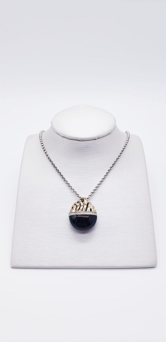 Breuning Necklace ( Onyx ) + chain