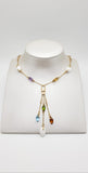Chimento Necklace + Colored Stones
