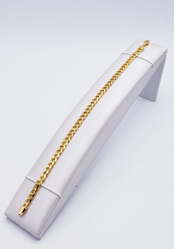 Royal Chain Bracelet Yellow Cuban Link (MC150-0850)