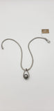 Blumer Chain + Pendant (Black Pearl & Diamonds)